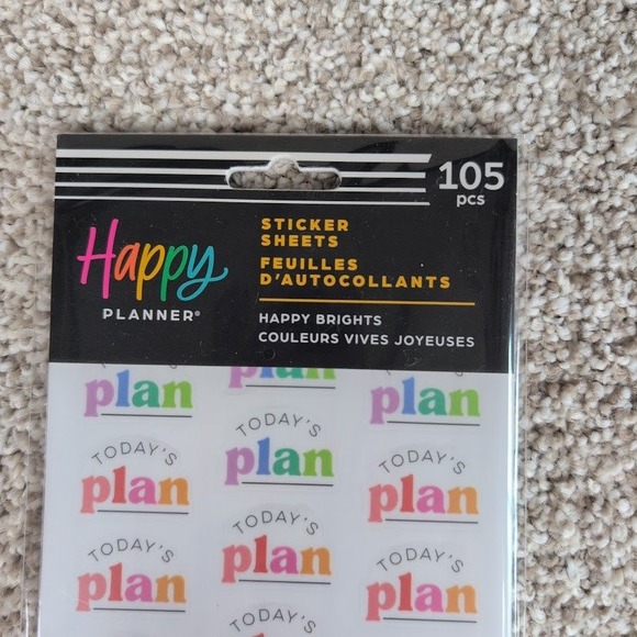 Happy‎ Planner Happy Brights Colorful Plan Things Sticker Sheets 105 pc - Picture 2 of 5